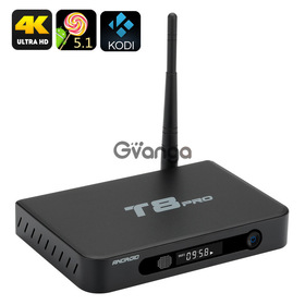 T8 Pro Android TV Box (Schw.)