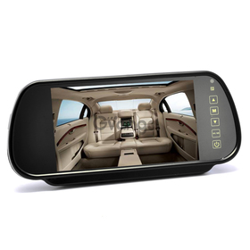 7 Inch Mirror Monitor w/ Touch Buttons