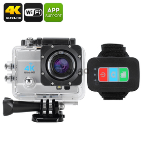 Q3H Waterproof 4K Sports Camera (Silver)