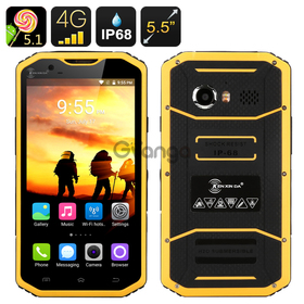 KEN XIN DA W8 Rugged Smartphone (Yellow)