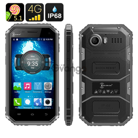 Ken Xin Da W6 Rugged Smartphone (Black)