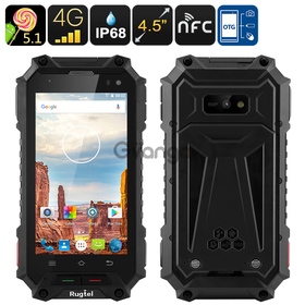 Rugtel X10 Rugged Smartphone (Black)