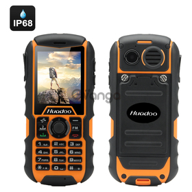 Huadoo H1 IP68 Rugged Cell Phone (Yellow)