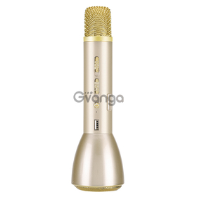 Bluetooth Karaoke Microphone (Gold)