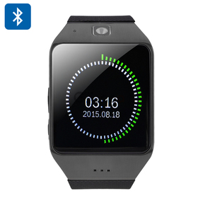 Uhappy UW1 Bluetooth Smartwatch (Black)