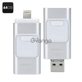 64GB Multi-functional USB Flashdisk (Silver)