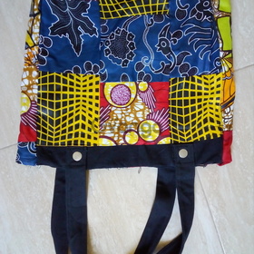 African batik bag