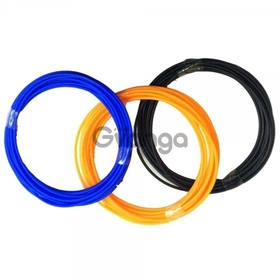 3pcs 2.9m ABS Filament for 3D Printer Pen Blue & Black & Orange