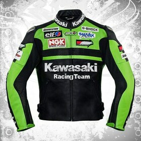 kawasaki leather jacket