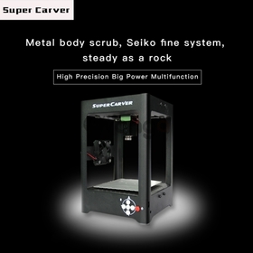 SuperCarver 500mW Miniature Laser Engraving Machine Box Machine Household DIY Mini USB Printer Educational Toy Black