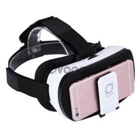 Deepoon V3 Virtual Reality 3D VR Glasses Private Theater with Romote Controller for 3.5 - 6.0" Smartphone White & Black