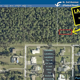 Land for Sale, 3RD Lane Rd, Zip Code 32571