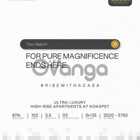 ultra luxury 3.5bhk apartments in kokapet|Simchah Estates