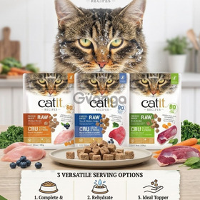 Why Cats Love Catit Freeze Dried Raw Food Healthy GrainFree Cat Meal