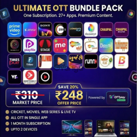 Ultimate OTT Bundle Pack in India – 27+ Apps in One Subscription | ₹248 Only ��