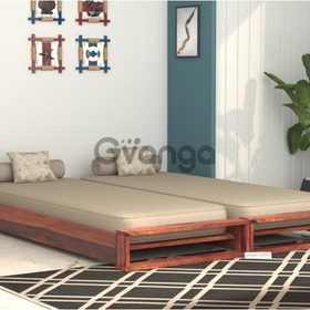 Aper Wooden Sofa Cum Bed
