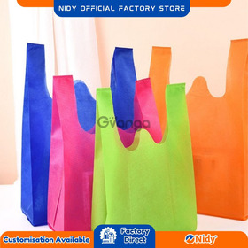 NIDY® Non-Woven W Cut Bag | Durable & Reusable Eco-Friendly Carry Bag.