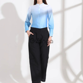 Stylish Ombre Blue Shirt for Women