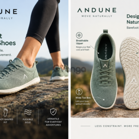 Barefoot running shoes