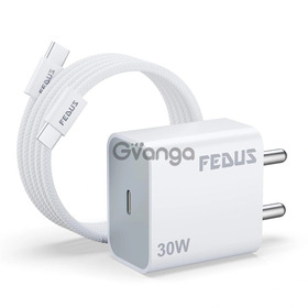 FEDUS iPhone Charger 30W Type C Fast Adapter with Type C to Type C Cable