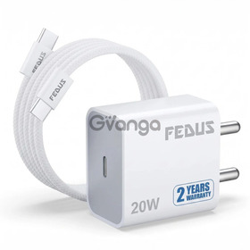 FEDUS Apple Mobile Charger 20W for iPhone 17 16 15 Pro Max Plus