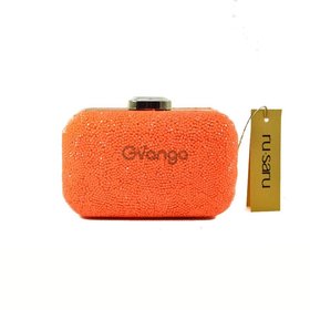 Clutch Bags | bling it on orange