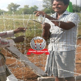 Chain link fencing | VRP Fencing Contractors in Chennai