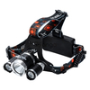 3 CREE XM-L T6 LED Head Lamp