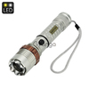 LED Rechargeable Flashlight Torch with Hammer