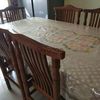 Dining table - Wooden with 6 chairs-Excellent condition 1