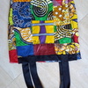 African batik bag