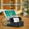 6 Port USB Charging Dock Station Compatible for Airpods Apple iWatch iPhone iPad