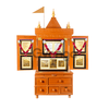 wooden vastu temple online ( small )