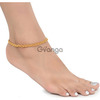 AanyaCentric Gold Plated Anklets Payal ACIA0156G