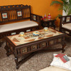 Center Coffee Table in Teak Wood