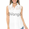 BASIC SOLID LACE LOOSE FIT SUMMER TOP