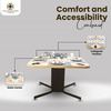 Elevate Your Dining Experience: Height-Adjustable Table by Inclusion Table 