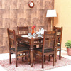 Segur Solidwood 4 Seater Dining Set - Apkainterior.com