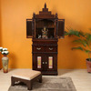 Traditional Teak Wood Temple for Indian Homes