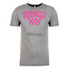 Rossetti Net Pink Tee – Stylish & Soft Tri-Blend Basketball Shirt