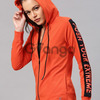 HRX by Hrithik Roshan Women Orange Hooded Active Sweatshirt