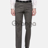 Arrow Men Brown Smart Regular Fit Solid Formal Trousers