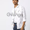 Printed Slim Fit Shirt with Patch Pocket