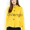 SASSAFRAS Mustard Yellow Peplum Jacket