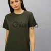 Roadster Women Olive Green Solid Round Neck T-shirt