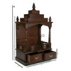 Buy Teak Wood Pooja Mandir Online - Easy Delivery 4