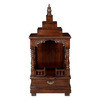 Buy Wooden Pooja Mandir Online for Home | Premium Teak Wood Temple Design 2