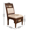 Buy Premium Teak Wood Chair with Cushion for Home & Office 3
