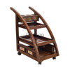 Wooden Bar Trolley Online in India | Elegant Home Entertaining Furniture 2
