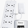 FEDUS 8 Sockets Surge Protector with USB-A & USB-C Ports 5M 1